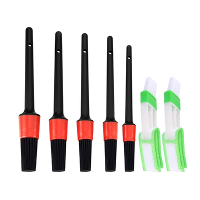 ‎2-Dty-007-074 مجموعة فرش تنظيف السيارة - 5 قطع