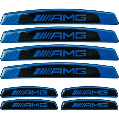 صدادة باب العربيه - 8 قطع - AMG - أزرق