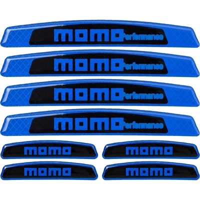 صدادة باب العربيه - 8 قطع - momo - أزرق