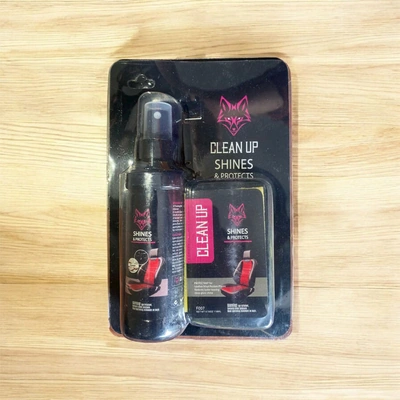 معطر وملمع ومنظف لفرش السيارة - برائحة بلاك ايس