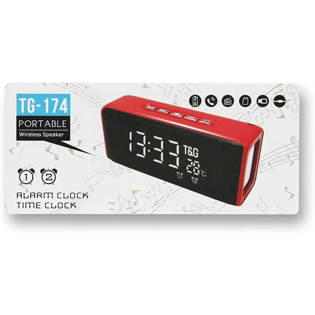 مكبر صوت لاسلكي - أحمر - TG-174
