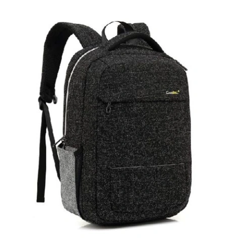 شنطة لابتوب ضد السرقة - أسود/رمادي