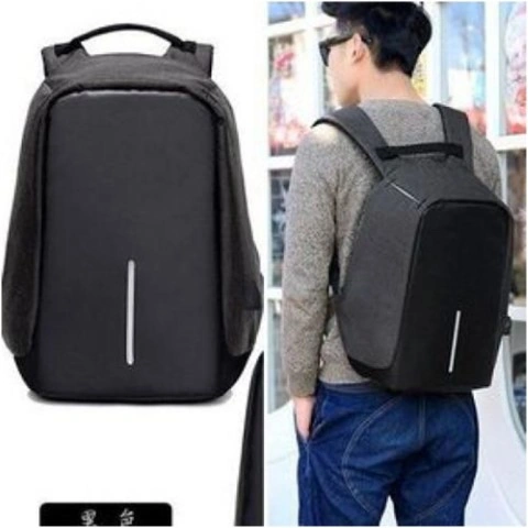 شنطة ظهر ضد السرقة - أسود
