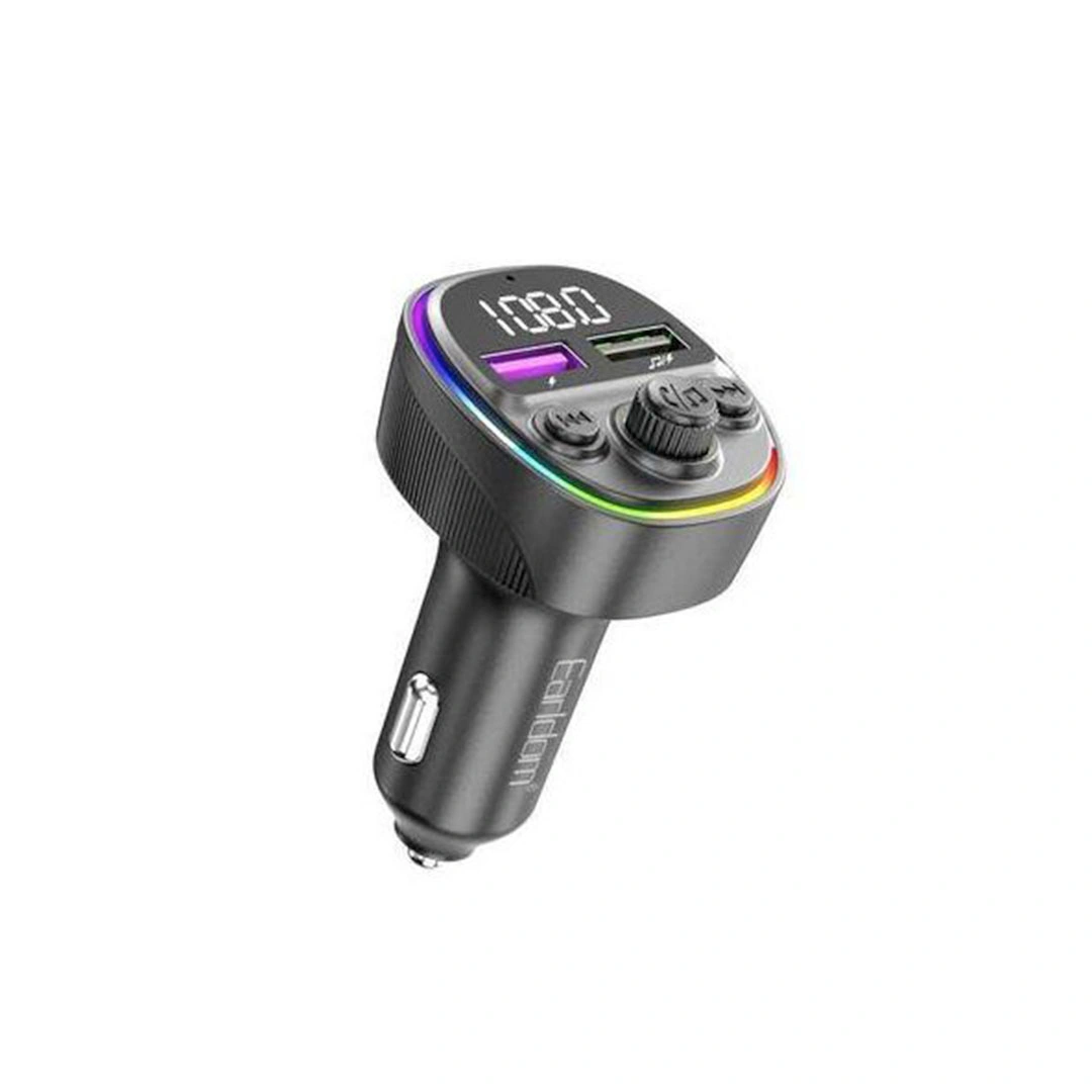 شاحن سيارة لاسلكي سريع - 66 وات - أسود - M85