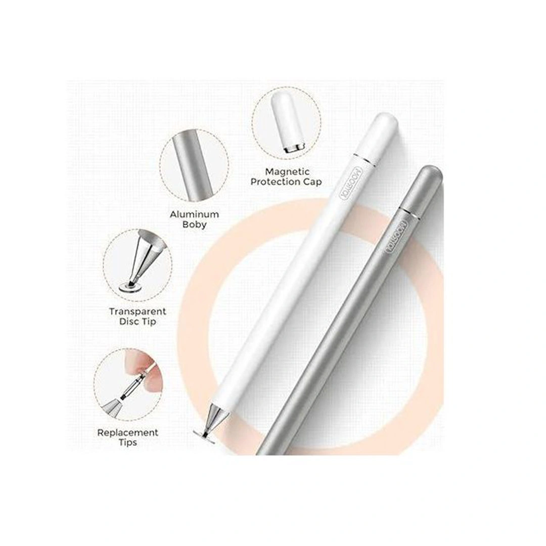 قلم شاشة ستايلس للأجهزة الالكترونية جوي روم - BP560S - فضي