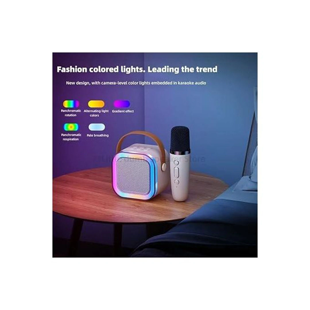 مكبر صوت بلوتوث وميكروفون - بيج - K-22