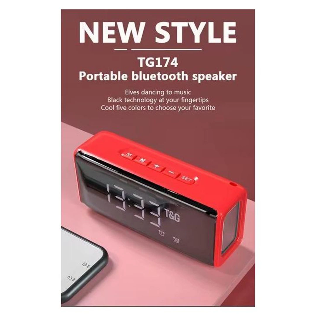 مكبر صوت لاسلكي - أحمر - TG-174