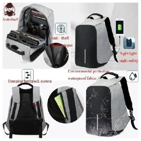 شنطة لابتوب ضد السرقة - أسود