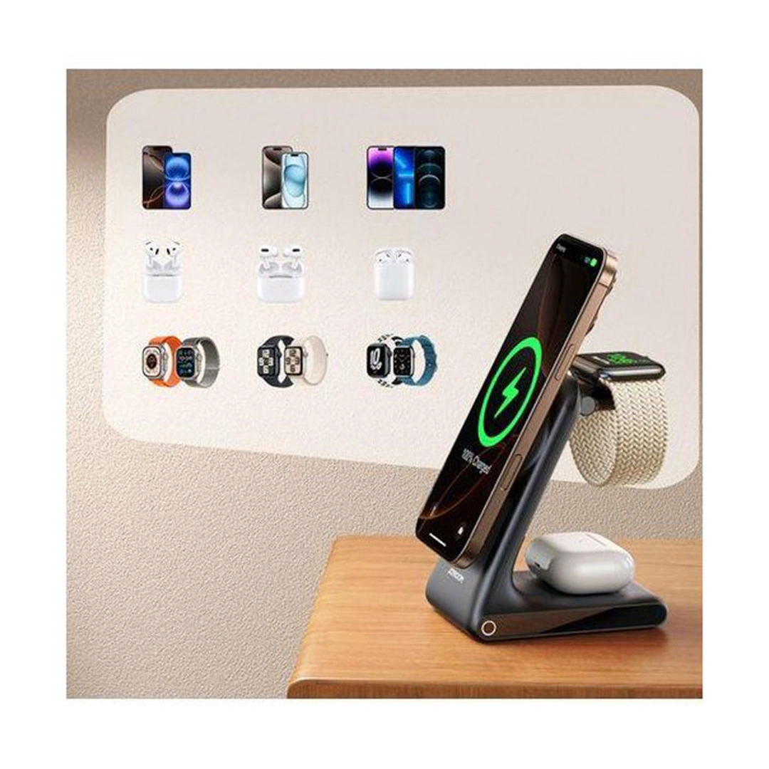 شاحن لاسلكي جوي روم 3*1 - JR-W15