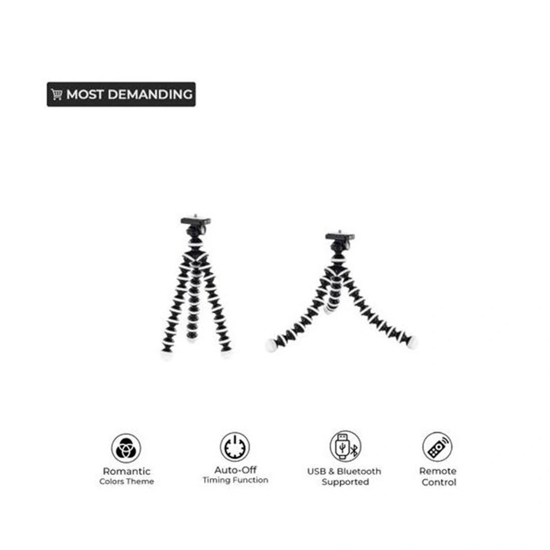 حامل هاتف 360 درجة بميكرفون وبطارية مدمجة - PK-775