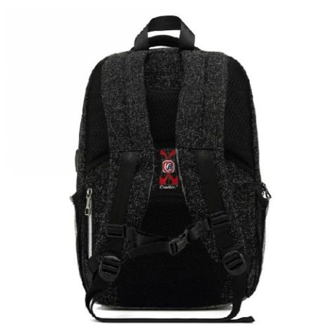 شنطة لابتوب ضد السرقة - أسود/رمادي