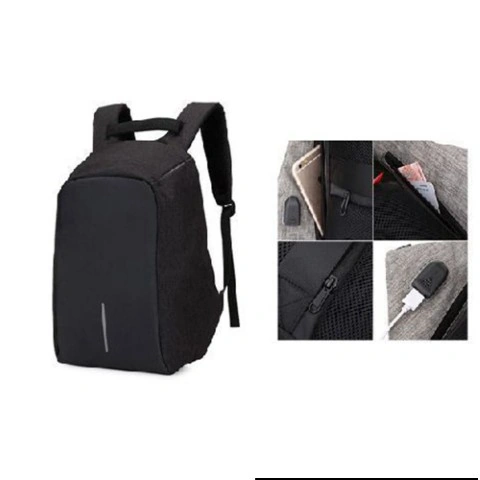 شنطة ظهر ضد السرقة - أسود