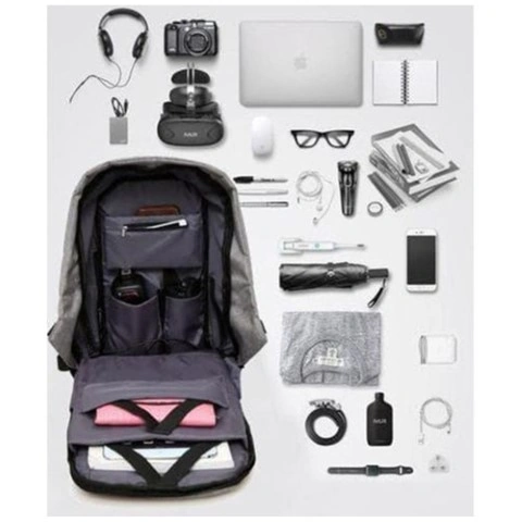 شنطة لابتوب ضد السرقة - أسود