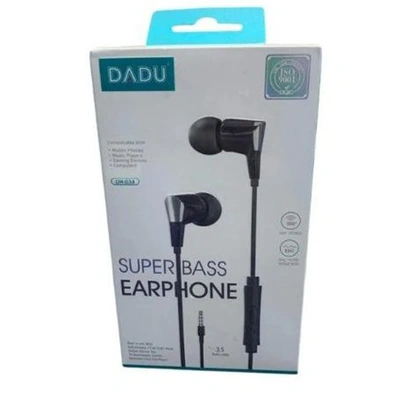 سماعة أذن سلكية - صوت واضح - أسود Dadu DH-034