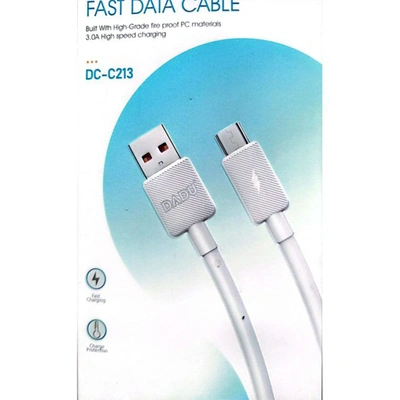 كابل بيانات سريع USB إلى مايكرو - أبيض DC-C213