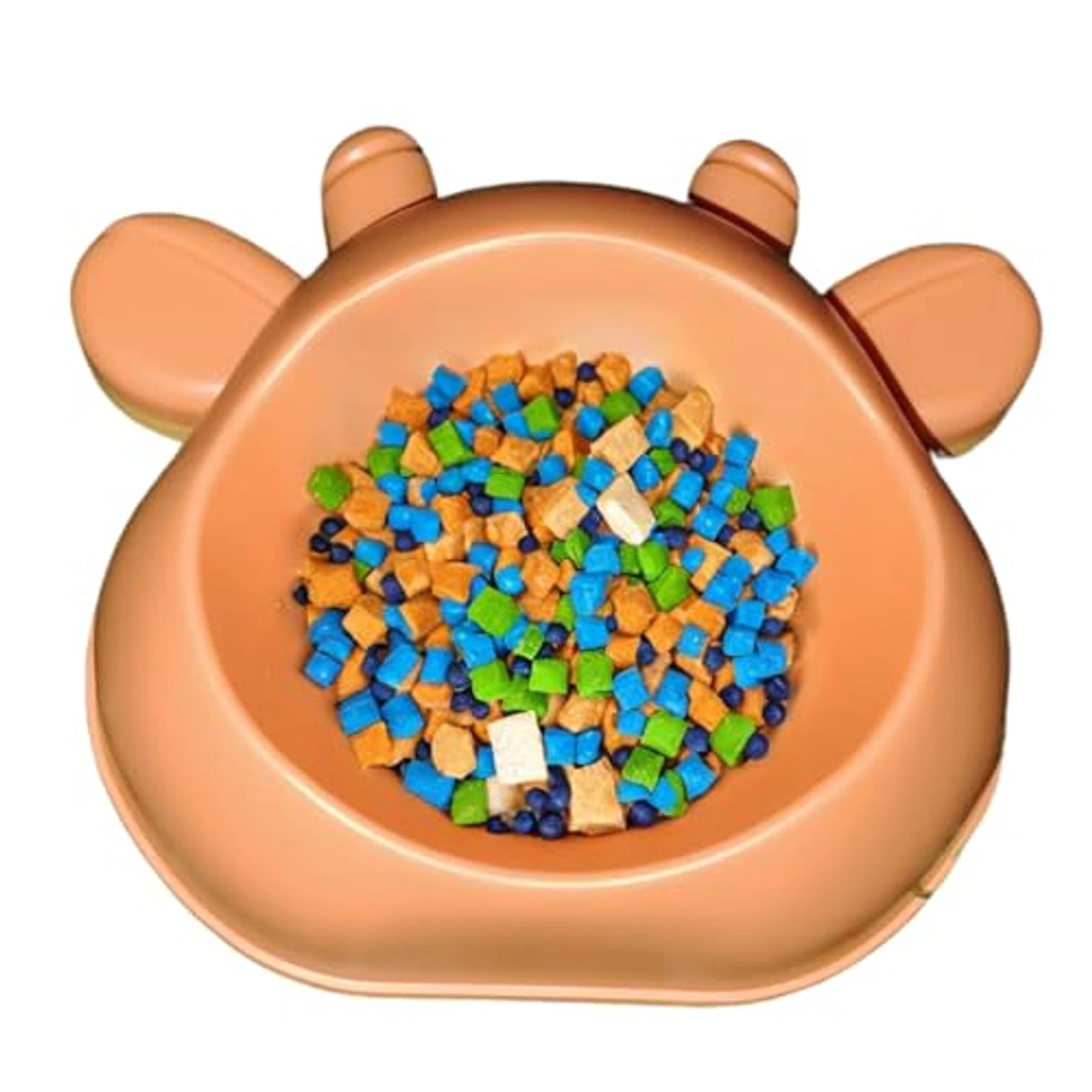 أطباق طعام الحيوانات الأليفة - برتقالي