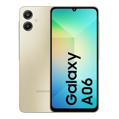 موبايل سامسونج A06 جالاكسي - 4+64 GB - ذهبي