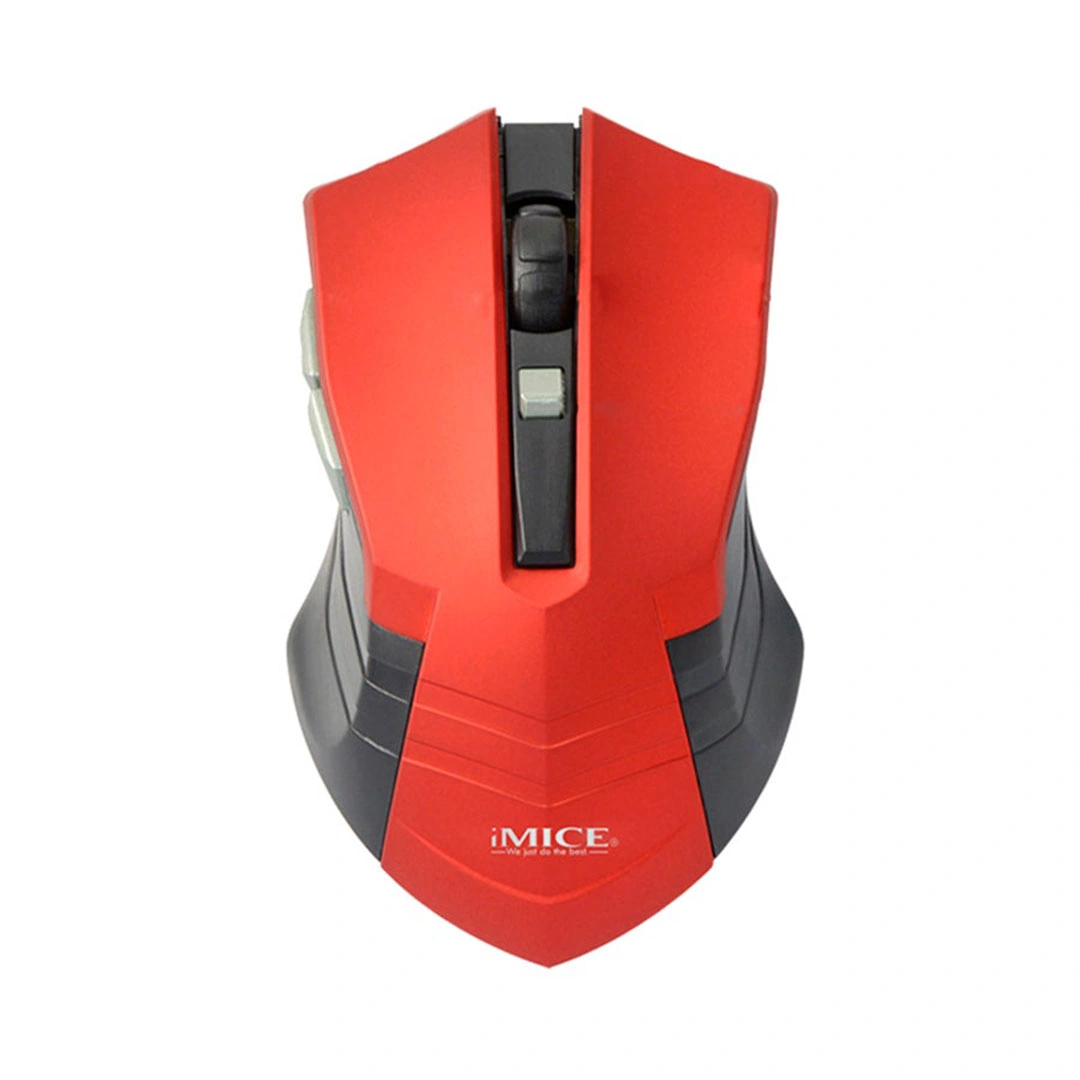 ماوس ألعاب لاسلكي - أحمر/أسود