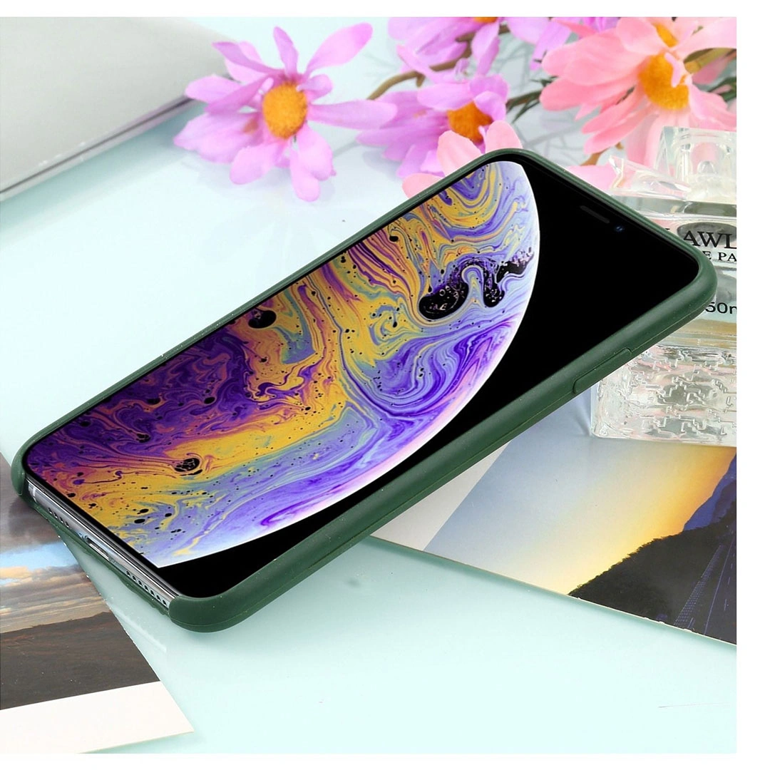 جراب موبايل ايفون اكس اس ماكس - أخضر