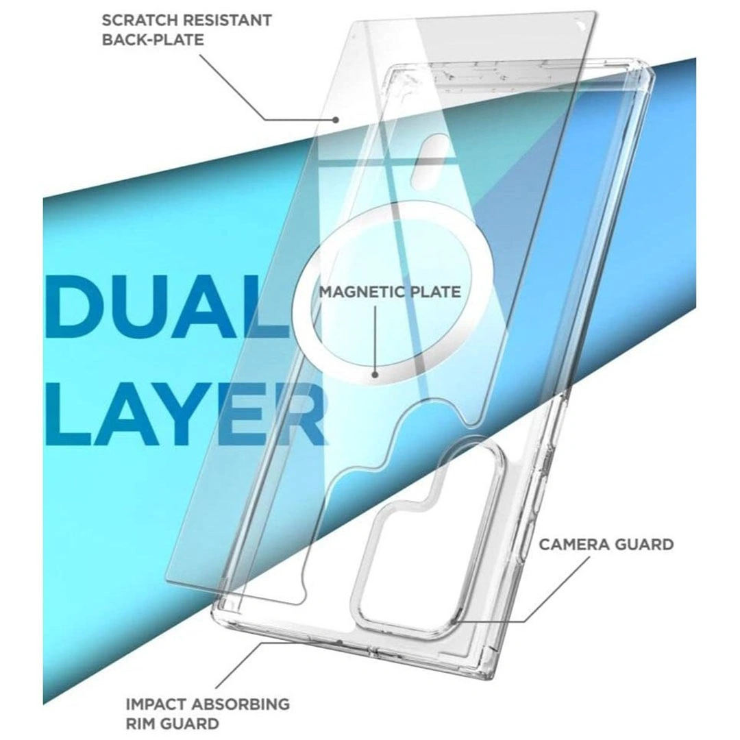 جراب حماية لموبايل سامسونج S22 الترا - شفاف