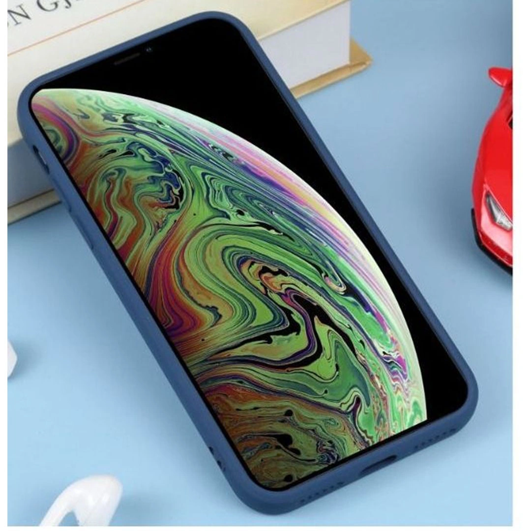 جراب موبايل ايفون اكس و اكس اس - أزرق غامق