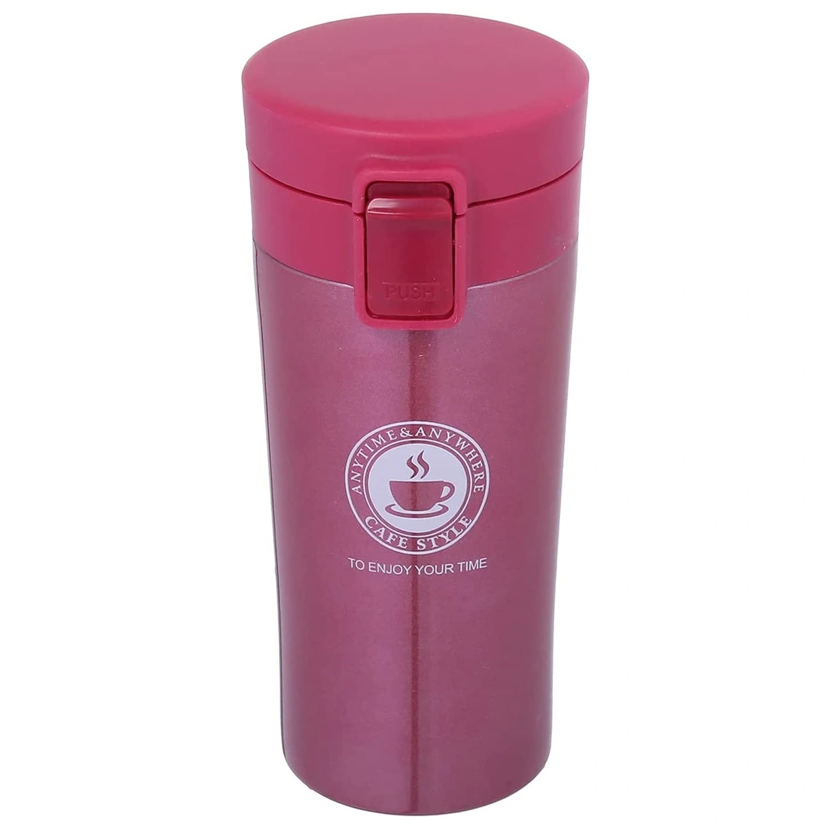 Travel Thermal Mug - 380 Ml - Red