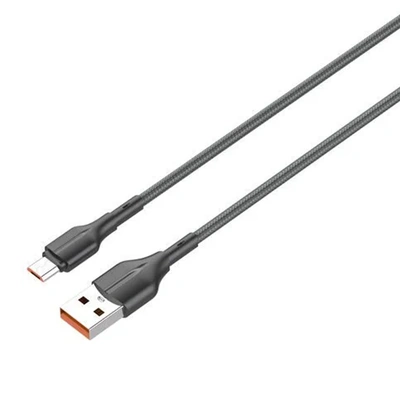 كابل إل دي إن آي أو LS851 USB-A إلى Micro-USB 25 واط - أسود - بدون ضمان