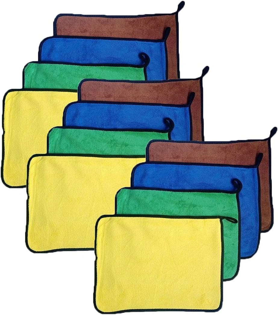 فوطة تنظيف مايكروفايبر - 12 قطعة