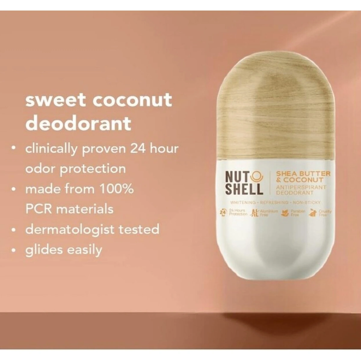 مزيل عرق بزبدة الشيا وجوز الهند - 50 مل