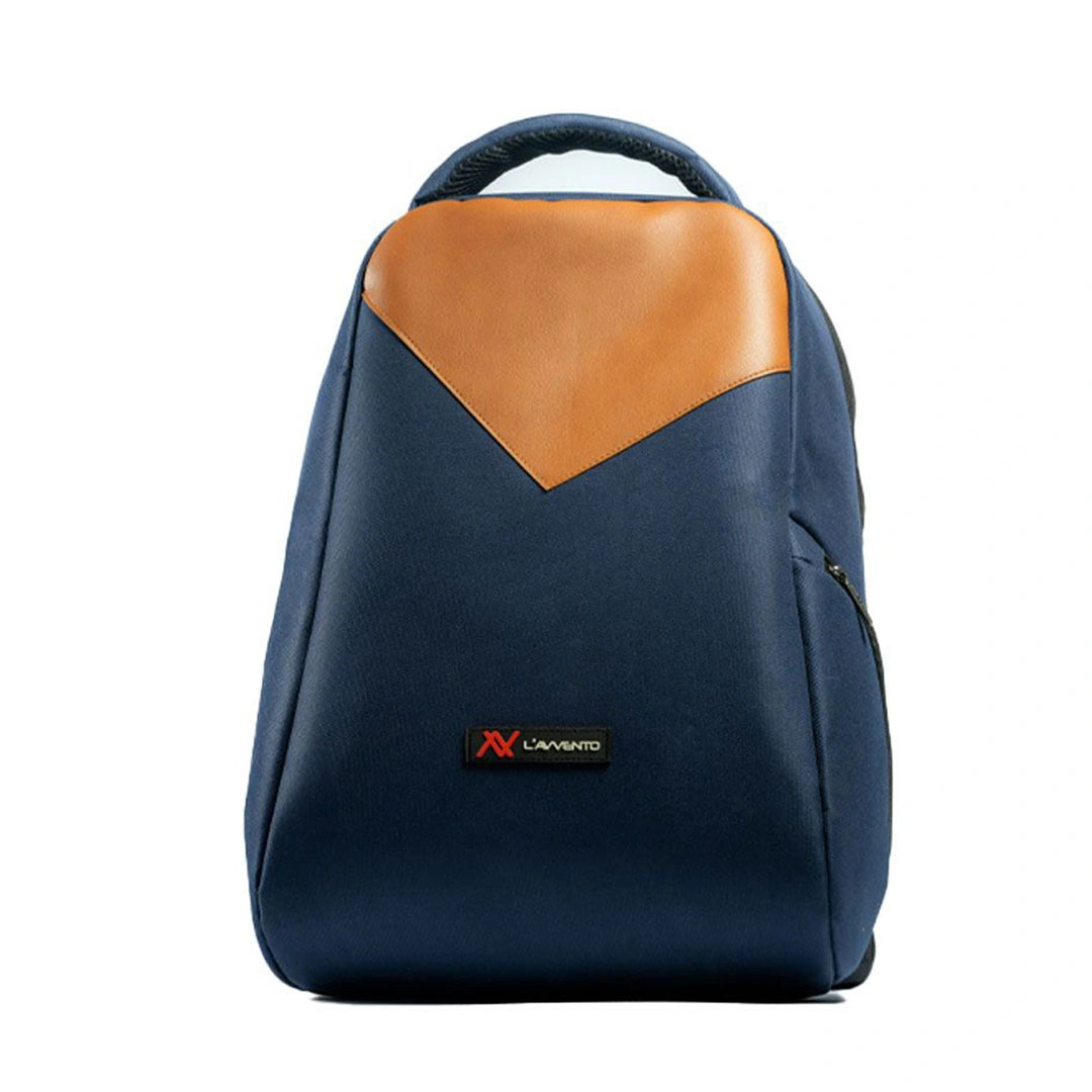 BG806 شنطة ظهر - 15.6 بوصة - أزرق/ بني