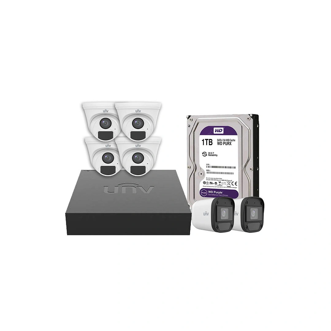 كيت انفيو نظام كاميرات مراقبه 1 تيرا بايت + 6 كاميرا مراقبة