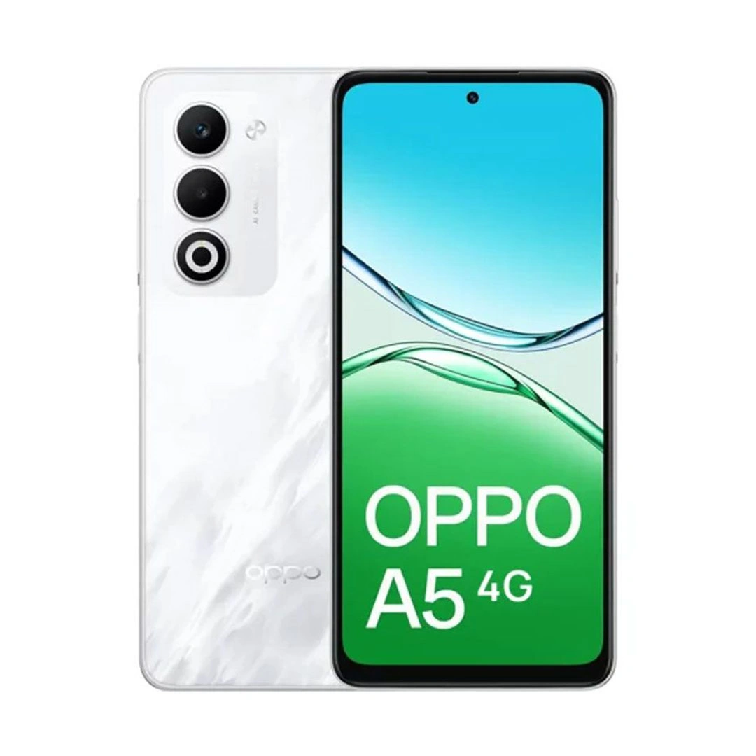 اوبو A5 - 6/128 - شريحتين - 4G - أبيض