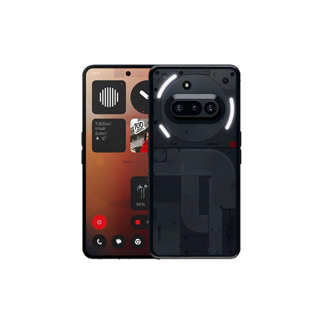 نوثينج Phone 3a - رامات 8 جيجا - 128 جيجا بايت - شريحتين - 4G - أسود