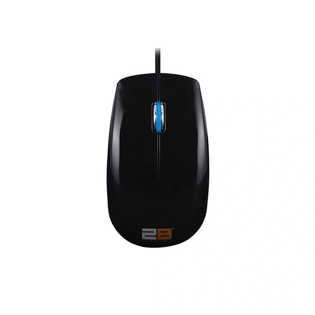 ماوس سلكي 2 - أسود وأزرق - 1200DPI