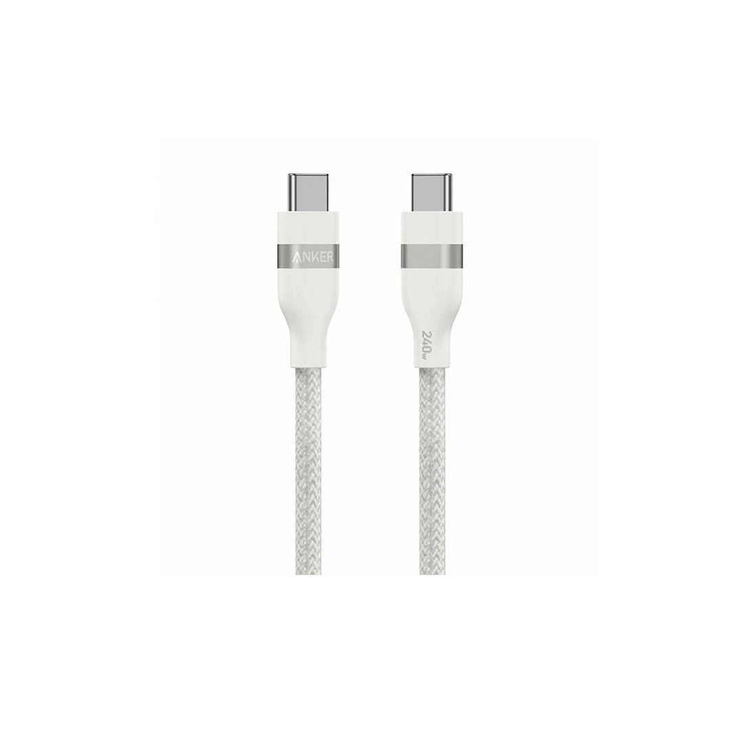 كابل شحن انكر تايب سي - 240 وات - 2 متر - أبيض - A82E2H22