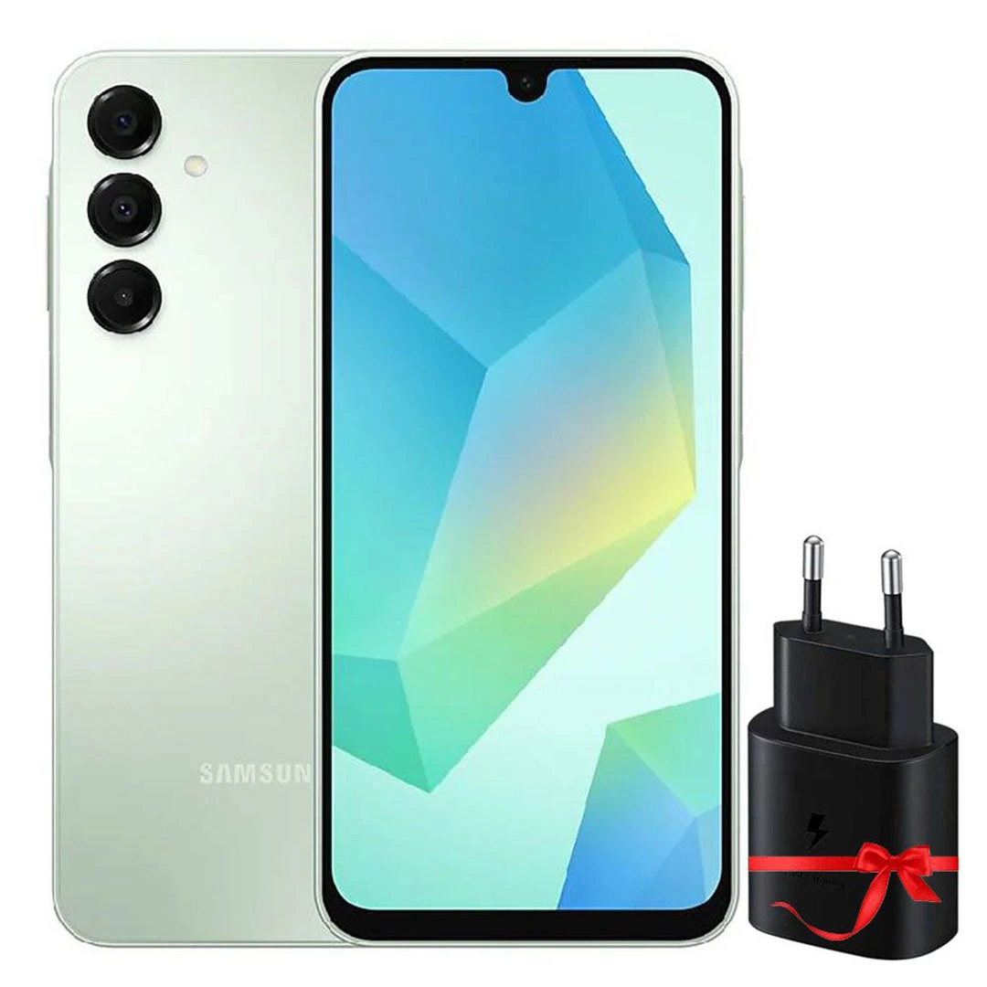 سامسونج A16 جالكسي - 256/8 جيجا - شريحتين - 4G - أخضر فاتح - شاحن هدية