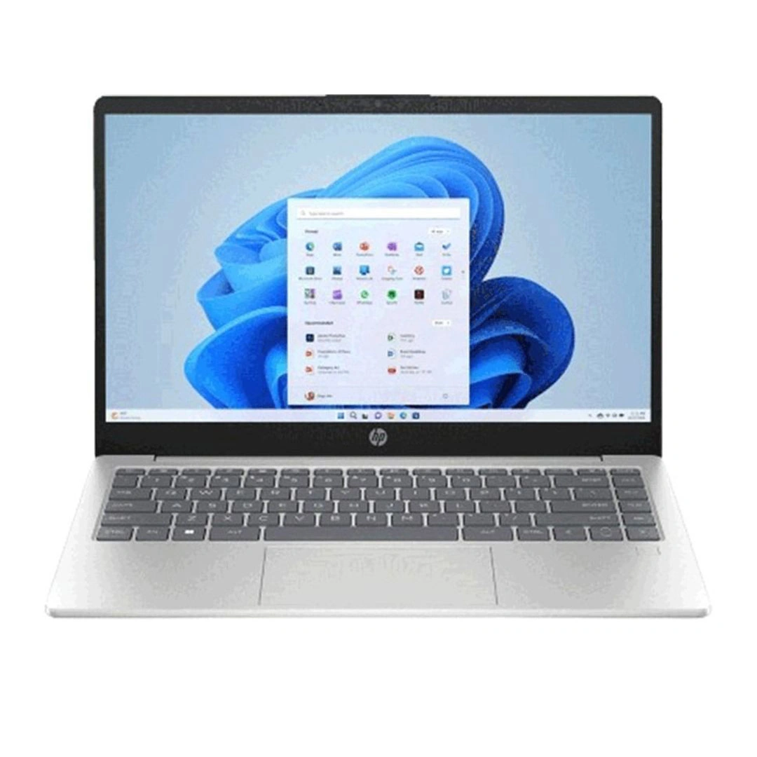 اتش بي 14-em0004ne لاب توب - معالج AMD Ryzen™ 3-7320U - رامات 4 جيجا بايت - هارد ديسك 256 جيجا بايت SSD - جرافيك AMD Radeon™ Integrated Graphics - شاشه 14" HD - ويندوز 11 - فضي