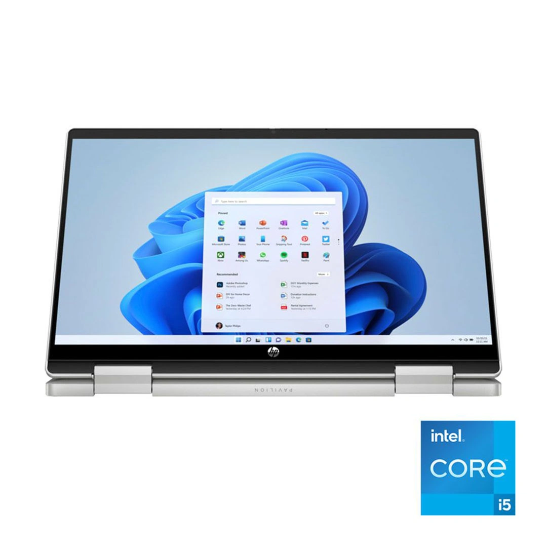 اتش بي بافليون x360 14-ek1019ne لاب توب - انتل® كور™ i5-1335U - ويندوز11 - فضي