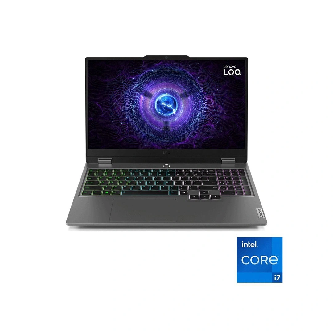 لابتوب لينوفو LOQ 15IRX9 - i7 - رامات 16 جيجا - 512 SSD - RTX 3050 - رمادي