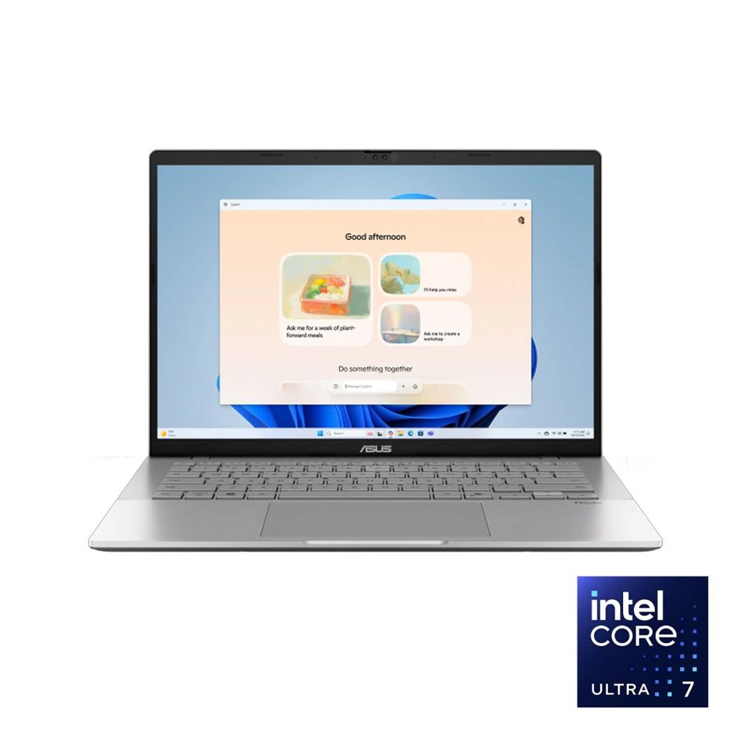 اسوس فيفو بوك S14 S3407CA-LY007W لاب توب - انتل® كور™ الترا 7-255H - ويندوز 11 - فضي