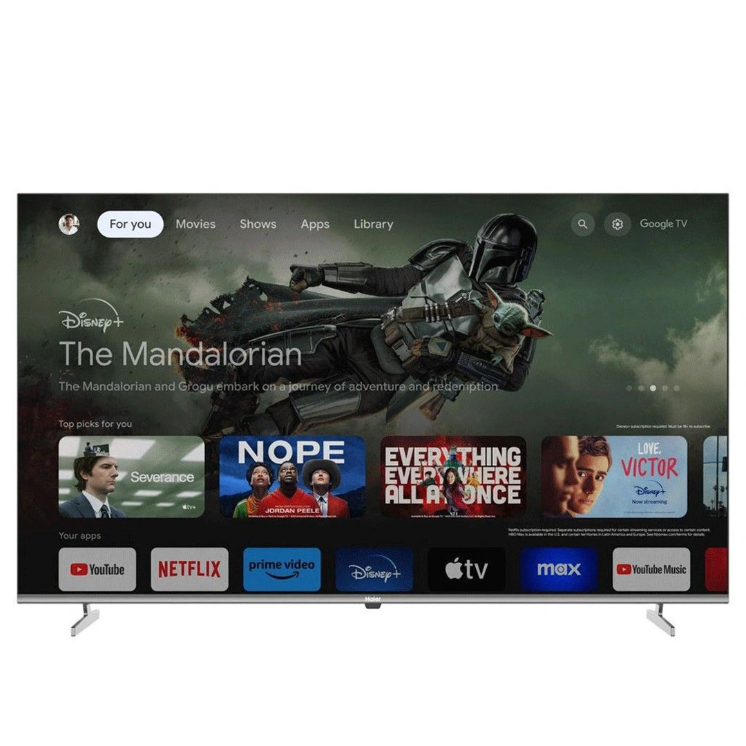 تليفزيون هاير - 50 بوصة - سمارت 4K UHD - LED - ريسيفر داخلى - H50K80EU