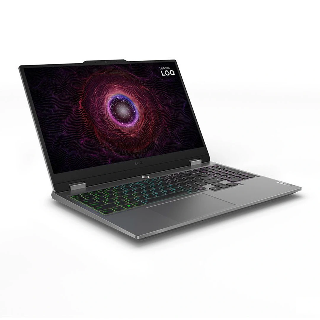 لينوفو LOQ 15ARP9 لاب توب - معالج AMD Ryzen 7-7435HS - رامات 24 جيجا بايت ويندوز 11 - رمادي