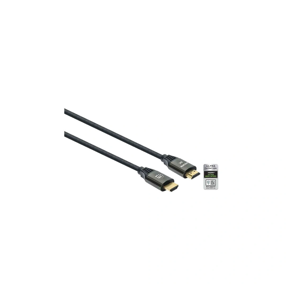 مانهتن كابل من HDMI الى HDMI - طوله 2.0 متر - أسود