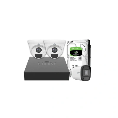 كيت انفيو نظام كاميرات مراقبه 512 جيجا بايت + 3 كاميرا مراقبة