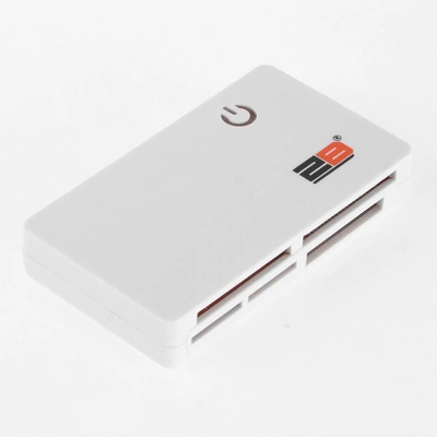 CR003 قارئ بطاقات من USB 2.0 الى كارت ريدر 480 Mbps - أبيض