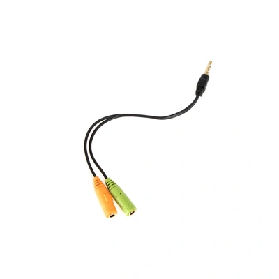 محول صوت من هاتف ذكي 3.5 ملم إلى مدخلين ميكروفون وسماعة