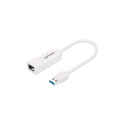 506847 محول من USB 3.0 إلي أنترنت Gigabit بسرعة عالية - أبيض