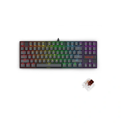 كيبورد ريدراجون قوس قزح - مفاتيح ميكانيكية بني - K552E