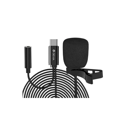 MI-33-C ميكروفون سلكي EM063 Smart series - Type-C - 1.5 متر - أسود