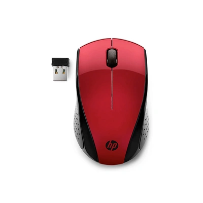 ماوس HP لاسلكي 220 - أحمر - 7KX10AA
